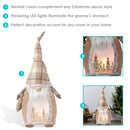 Sunnydaze Indoor Glowing Gnome Pre-Lit LED Holiday Decoration - 25.5"