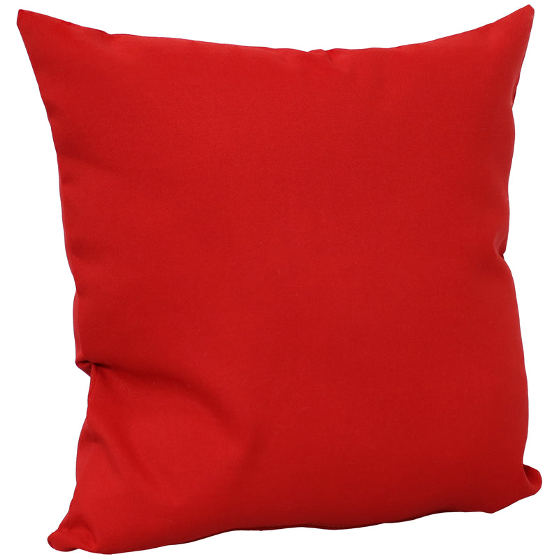Sunnydaze Set of 2 Square Outdoor Throw Pillows - 15"