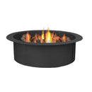 Sunnydaze Durable In-Ground Fire Pit Ring Insert - DIY Fire Ring - Steel