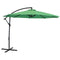 Sunnydaze Offset Outdoor Patio Umbrella with Crank - 9.5 Foot