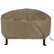 Sunnydaze Heavy-Duty Round Fire Pit Cover with Drawstring & Toggle Closure - Options Available
