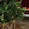 Sunnydaze Pre-Lit Farmhouse Artificial Fir Christmas Tree - 3'