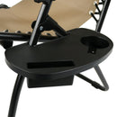 Sunnydaze Oversized Zero Gravity Chair with Pillow and Cup Holder
