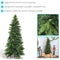 Sunnydaze Tall and Stately Slim Artificial Unlit Christmas Tree