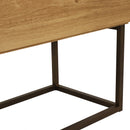 Sunnydaze Industrial Console Table - Brown - 54.75 in