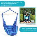 Sunnydaze Outdoor Hanging Hammock Chair Swing with 2 Cushions