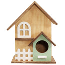 Sunnydaze Country Cottage Wooden Outdoor Hanging Bird House - 9.25"