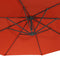 Sunnydaze 10' Offset Patio Umbrella with Cantilever and Cross Base