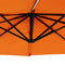 Sunnydaze 10' Offset Patio Umbrella with Solar LED Lights