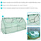 Sunnydaze Portable Mini Cloche Greenhouse with Zipper Doors - Green