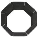 Sunnydaze Octagon Heavy-Duty Steel Fire Pit Ring - 30" Inside Diameter