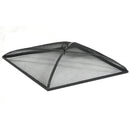 Sunnydaze Square Fire Pit Spark Screen - Heavy-Duty Design - Options Available