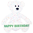 Sunnydaze Sprinkles the Inflatable Celebration Bear with 5 Banners - 6-Foot