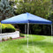 blue pop up canopy shade with vent