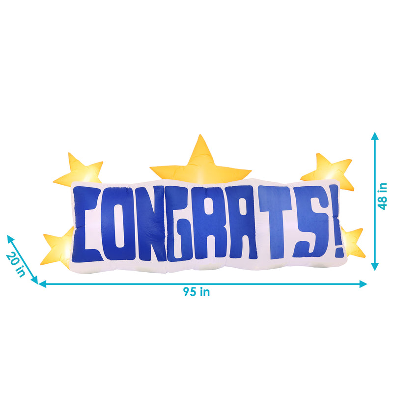 yellow star for congrats inflatable decoration