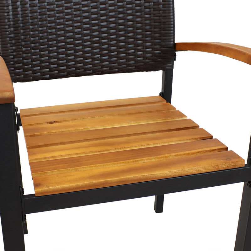 Sunnydaze Malachi Set of 2 Outdoor Patio Armchairs