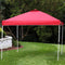 red 10'x10' pop up canopy fabric with vent