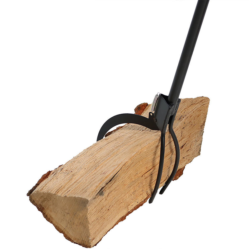 Sunnydaze Heavy-Duty Fire Pit Log Grabber with Spring-Lever Action - 36"