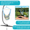 Sunnydaze Outdoor Hanging Hammock Chair and C-Stand Set