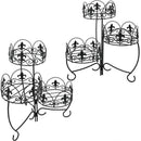 3 tier black planter stand 2 pack